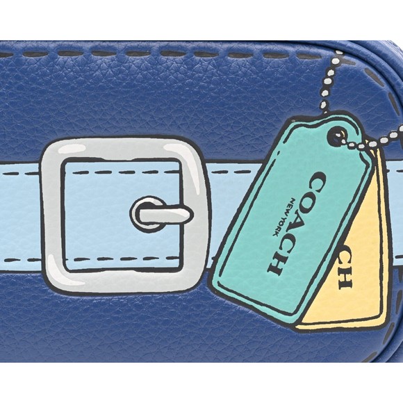 COACH JAMIE Leather Convertible Wristlet w/ Trompe L'oeil Print CH363 NWT $218 - Picture 8 of 14